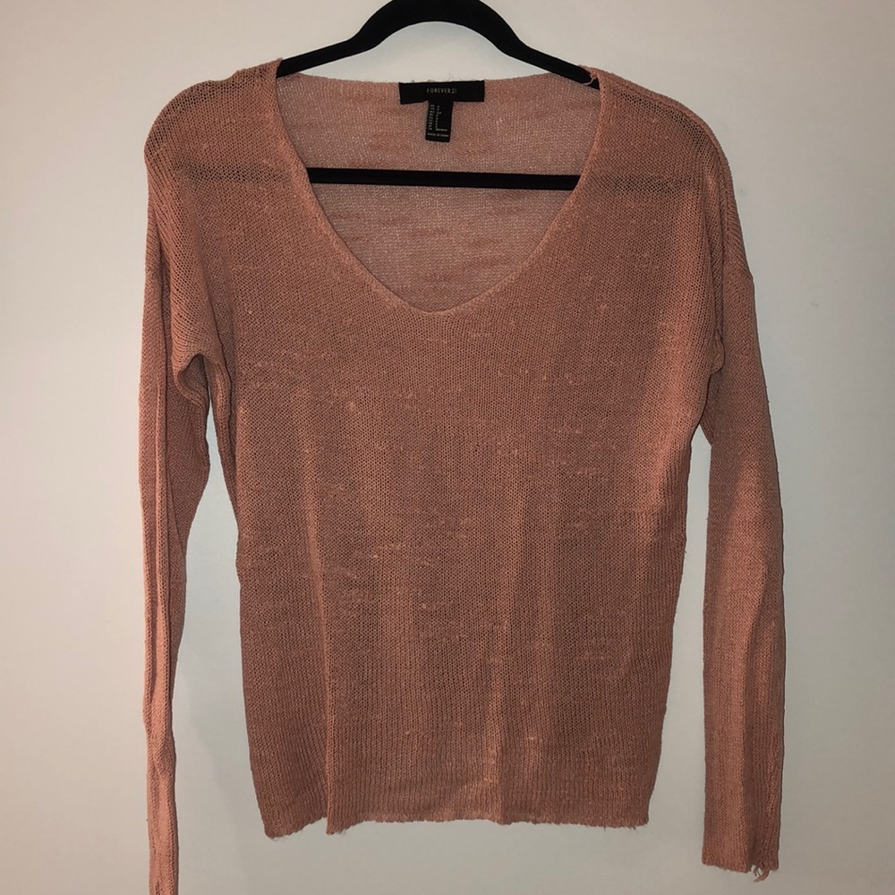 Baby pink sweater